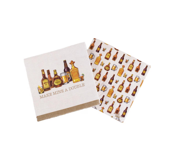 Make Mine A Double Cocktail Napkins (pack of 20)