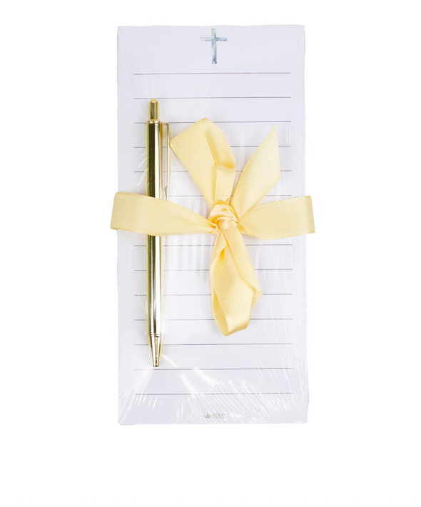 Jade Cross Notepad Gift Set