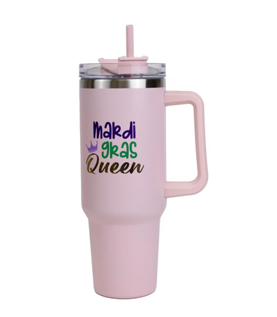 Mardi Gras Queen Tumbler 40oz