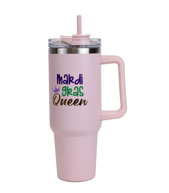 Mardi Gras Queen Tumbler 40oz