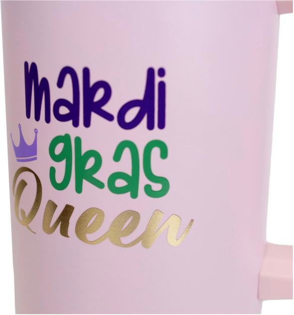 Mardi Gras Queen Tumbler 40oz