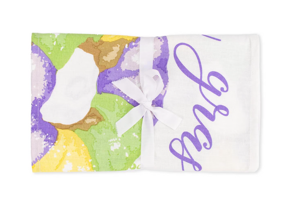 Mardi King Cake Table Runner
