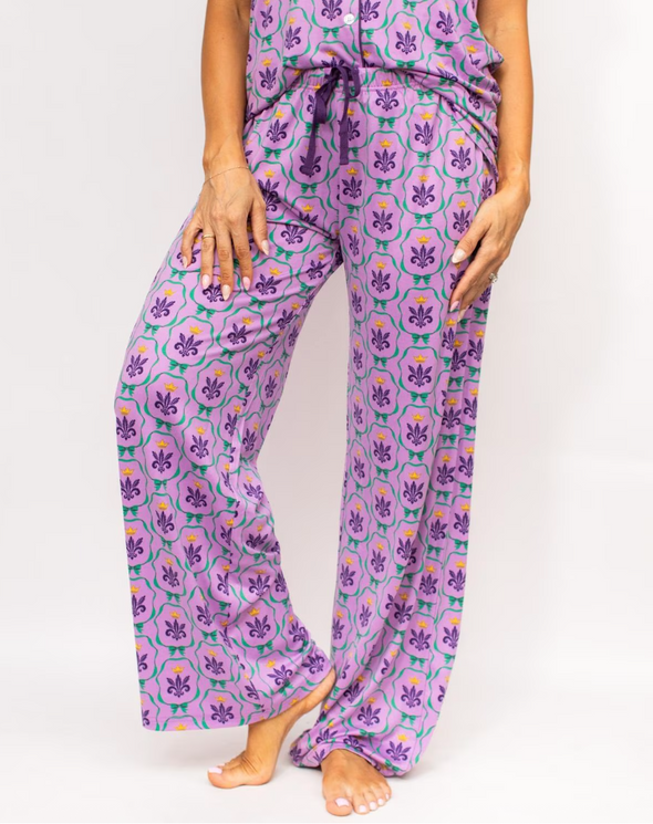 Mardi Bow Sleep Top And Pants S-2XL (SOLD SEPARATELY)