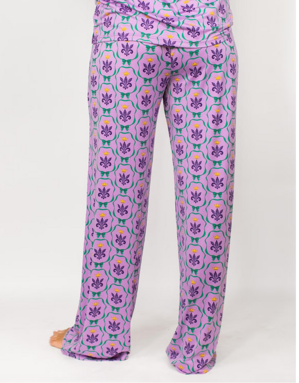 Mardi Bow Sleep Top And Pants S-2XL (SOLD SEPARATELY)