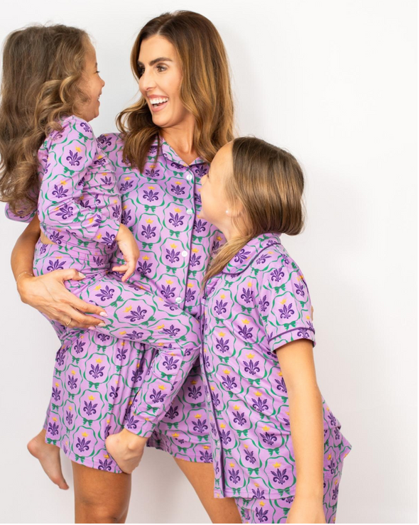 Mardi Bow Sleep Top And Pants S-2XL (SOLD SEPARATELY)