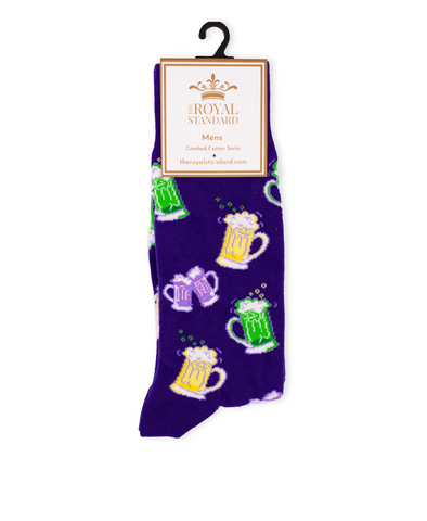 Men's Mardi Gras Cheers Socks