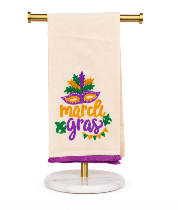 Etta Mardi Gras Hand Towel