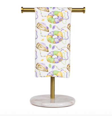 King Cake Love Kitchen Towel