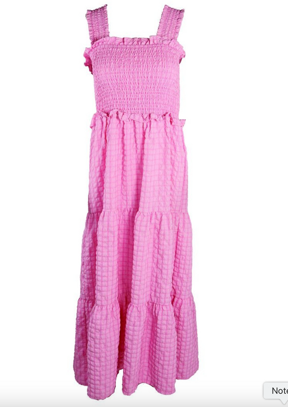 Textured Maxi Dress In 3 Colors (S-XXL)