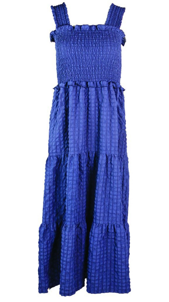 Textured Maxi Dress In 3 Colors (S-XXL)