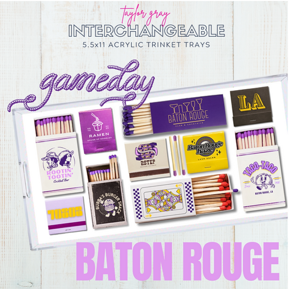 Themed Acrylic Tray INSERTS ONLY in 2 Sizes