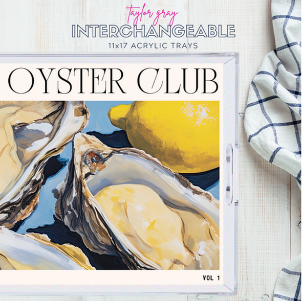 Themed Acrylic Tray INSERTS ONLY in 2 Sizes