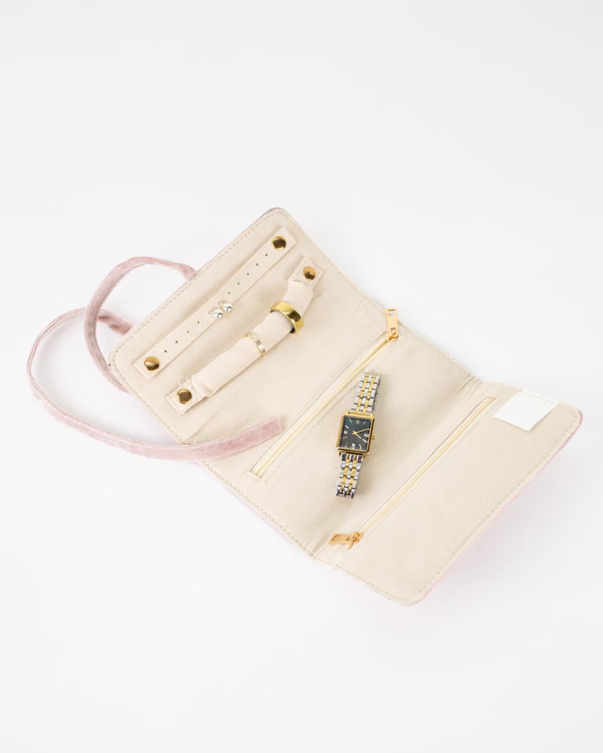 Emily Roll Up Jewelry Case in 3 Colors – NOLA BOO