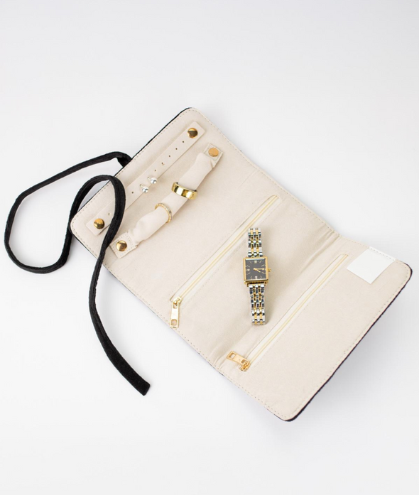 Emily Roll Up Jewelry Case in 3 Colors