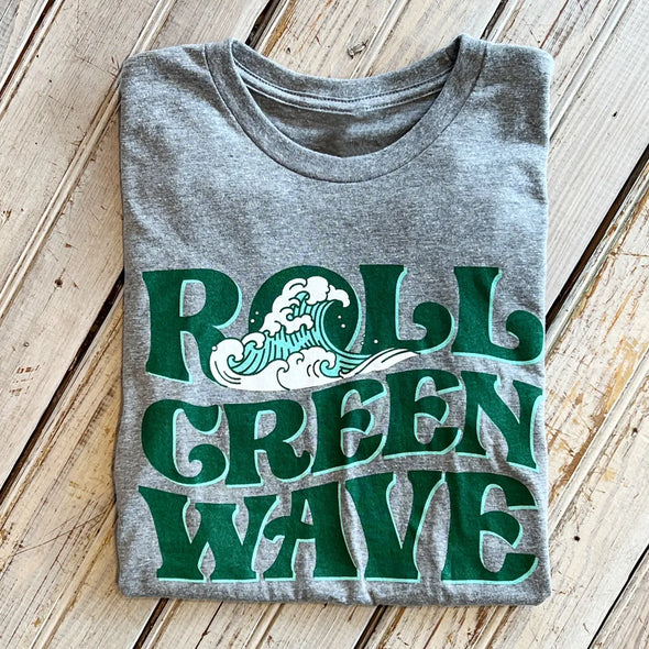 Tulane Roll Green Wave Unisex Tee (S-XXXL)