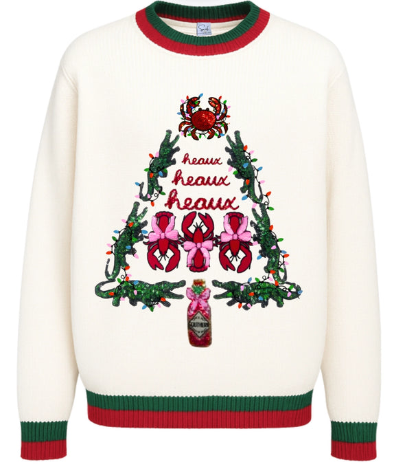 Cajun Christmas Tree Sweater (XS-2XL)
