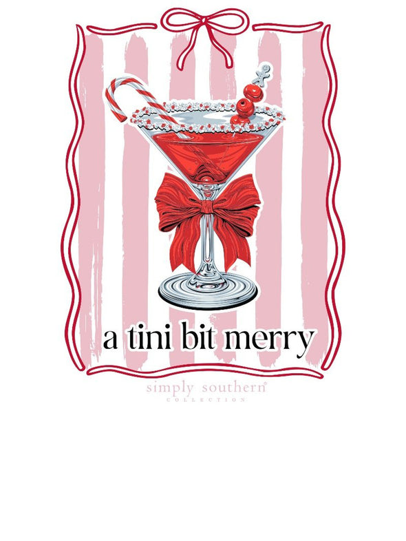 A Tini Bit Merry White Sweatshirt (S-XXL)