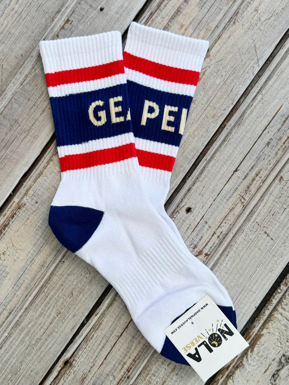 Women's Geaux Pels Varsity Sock