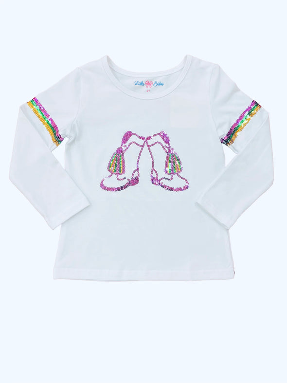 Youth Sequin Marching Boot Tee