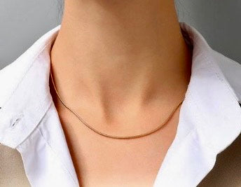 Gold Sink Chain Necklace