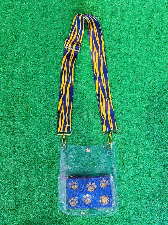 2 Inch Tiger Stripe Purse Strap