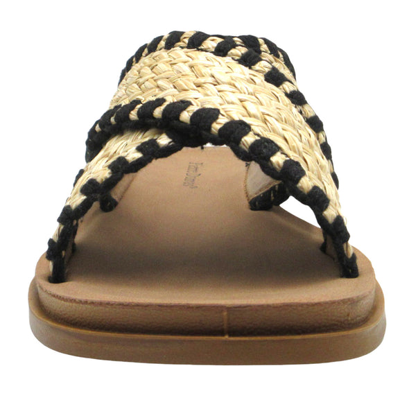 Caliso Sandals In Fuchsia, Natural Or Emerald