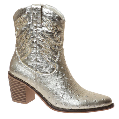 Kacee Gold Metallic  Boots