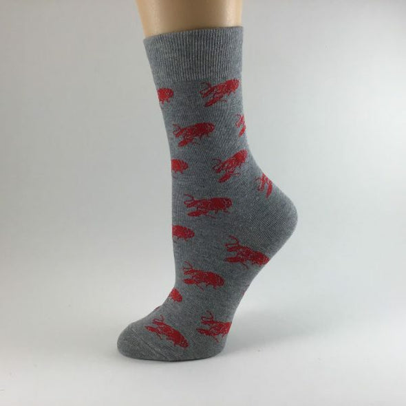 Crawfish Nola Themed Socks