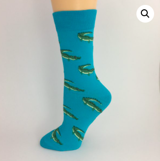 Blue Alligator Socks