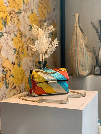 Walking on Sunshine Italian Leather Purse