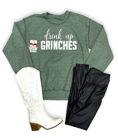 Drink Up Grinches Sweatshirt (S-XXXL)