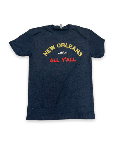 NEW ORLEANS VS ALL Y'ALL PELS TEE