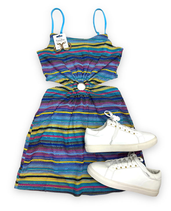 Love Galore Multi-Striped Knit Dress