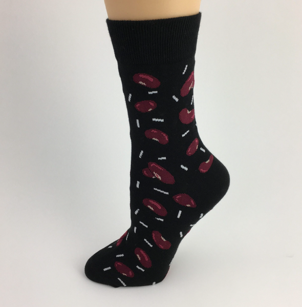 Red Beans and Rice Nola Themed Socks