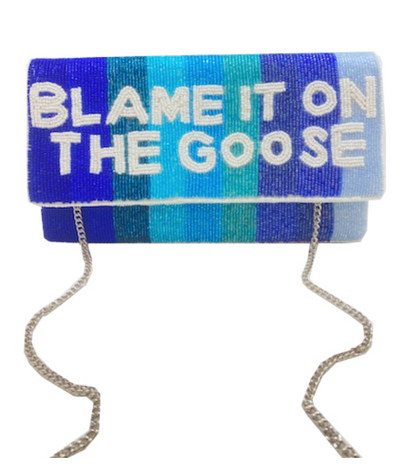 Blame It On The Goose Beaded Clutch