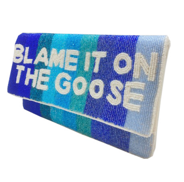Blame It On The Goose Beaded Clutch