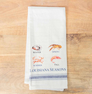 Louisiana Seasons Hand Towel