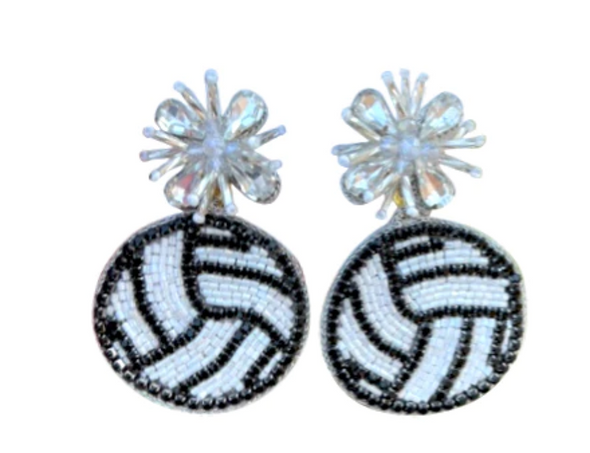 Fancy Volleyball Earrings