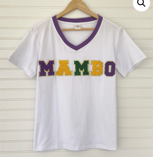 Mardi Gras Mambo Short Sleeve Shirt