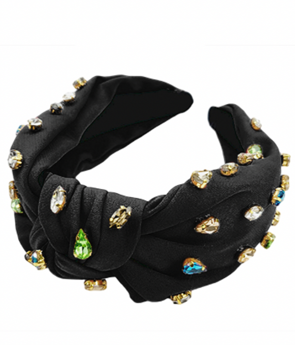 Multi Colored Jeweled Rhinestone Headband