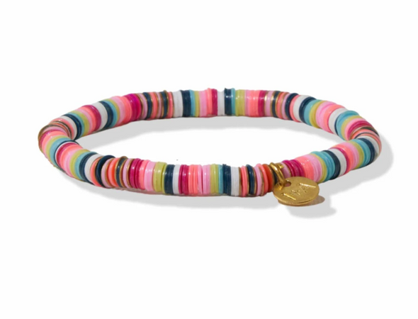 Grace Multi Mix Stretch Bracelet Rainbow