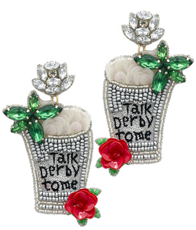 Talk Derby To Me Beaded Earrings