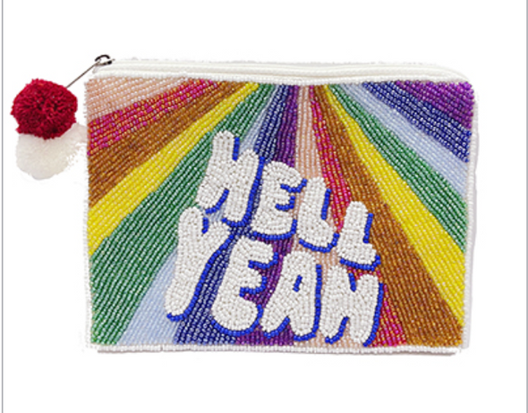 Hell Yeah Rainbow Pouch