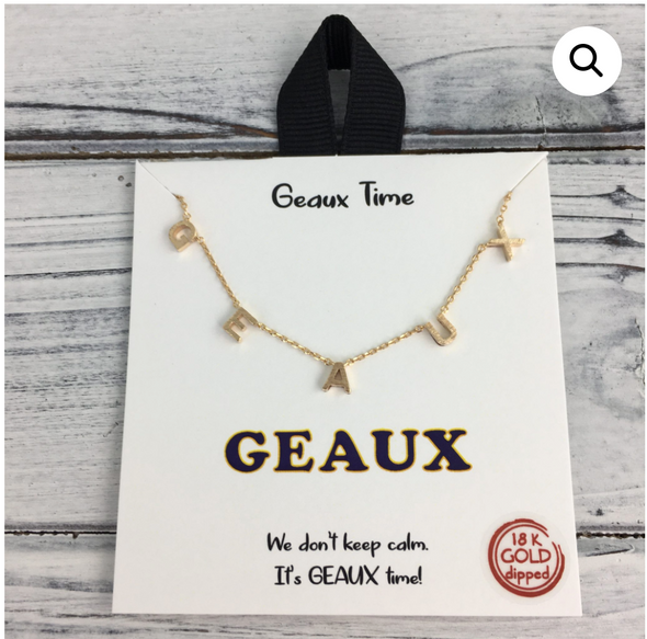 GEAUX Necklace