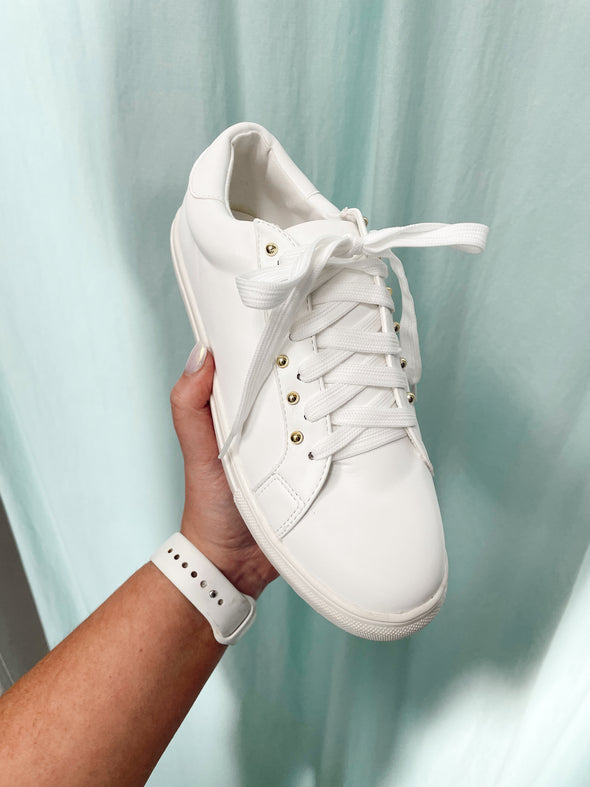 White Piper Sneakers